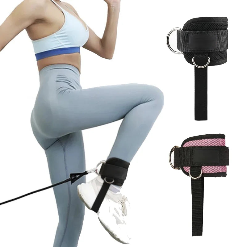 Padded Ankle Cable Cuffs